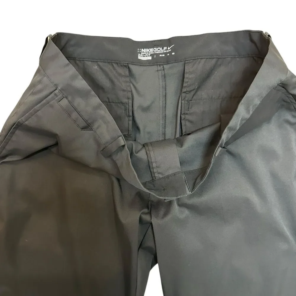 Nike Golf Dri Fit Black Pants Size 38 x 27.5